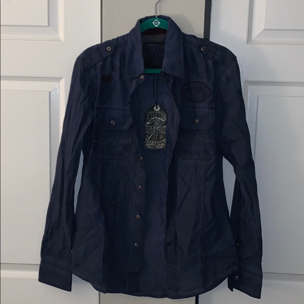 Affliction new button down